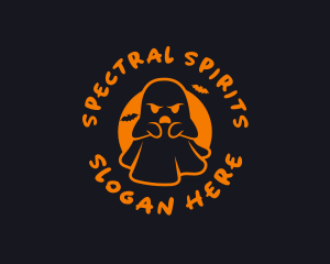 Haunted - Ghost Scary Spirit logo design