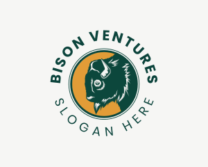 Bison - Bison Buffalo Farm logo design