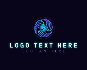 Application - International Globe Tech logo design
