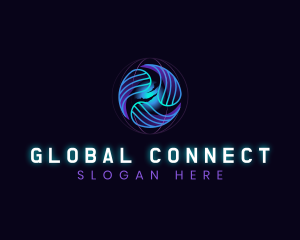 International - International World Globe logo design