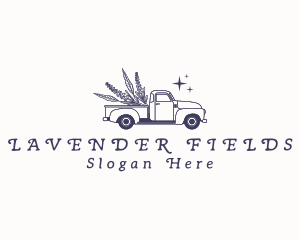 Lavender - Lavender Flower Truck logo design