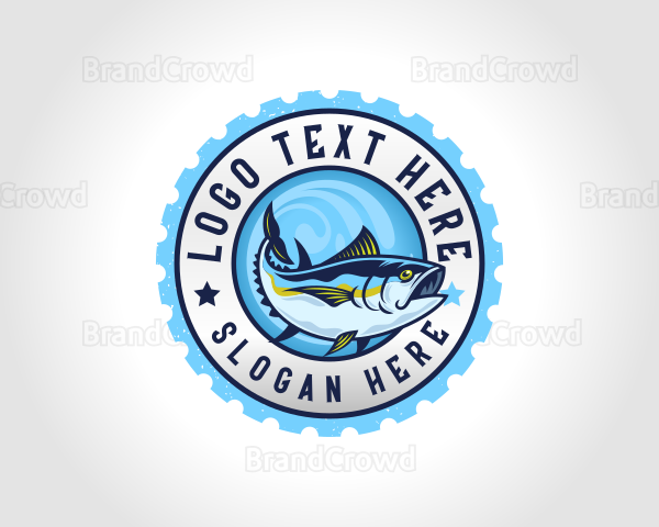 Marine Tuna Fish Logo