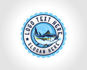 Marine - Marine Tuna Fish logo design