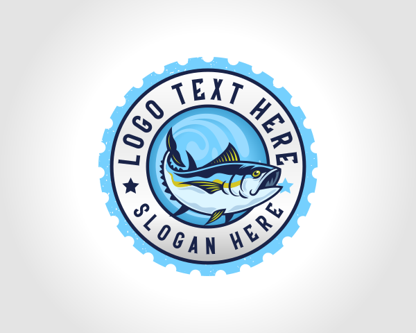 Marine - Marine Tuna Fish logo design