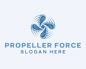 Propeller - Industrial Fan Propeller logo design