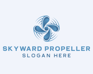 Industrial Fan Propeller logo design