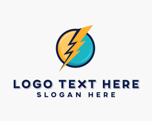 Lightning Bolt Energy logo design