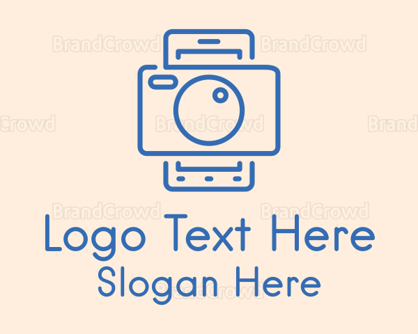 Mobile Camera Outline Logo