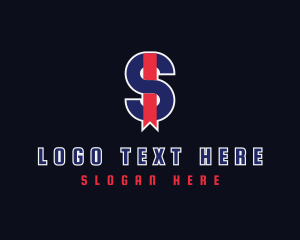 Dollar - Ribbon Gift Letter S logo design