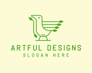 Green Bird Tech logo design