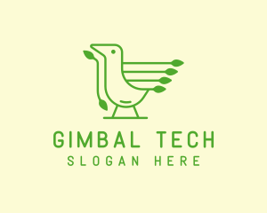 Green Bird Tech logo design