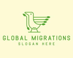 Green Bird Tech logo design