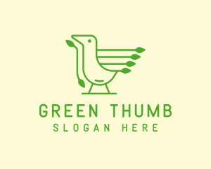 Green Bird Tech logo design