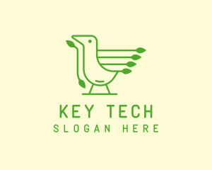 Green Bird Tech logo design