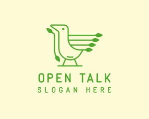 Green Bird Tech logo design