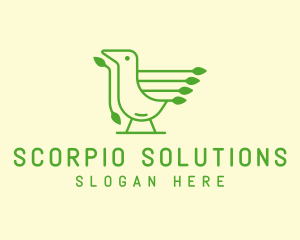 Green Bird Tech logo design