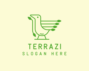 Green Bird Tech logo design