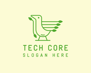 Green Bird Tech logo design