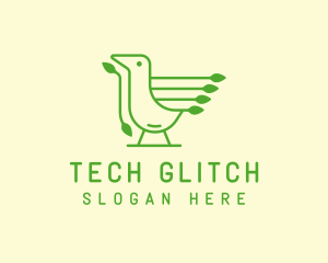 Green Bird Tech logo design