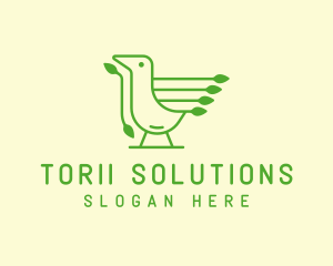 Green Bird Tech logo design