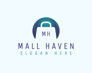 Briefcase Shopping Bag logo design