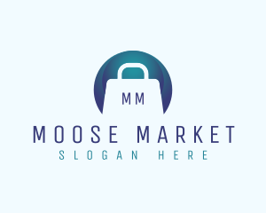 Briefcase Shopping Bag logo design