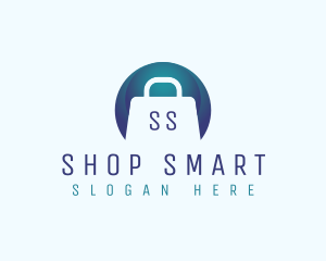 Briefcase Shopping Bag logo design