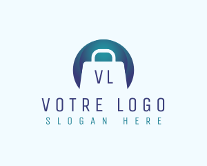 Market - Briefcase Shopping Bag logo design
