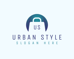 Shop - Briefcase Shopping Bag logo design