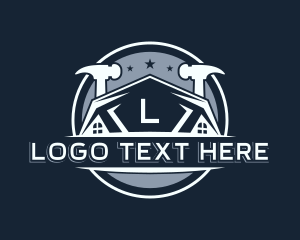 Construction - Roofing Hammer Builder logo design