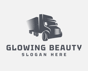 Truckload - Courier Trailer Truck logo design