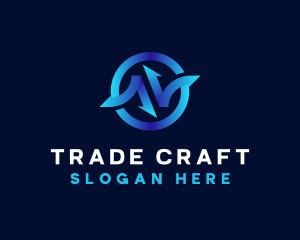 Trading - Trading Growth Arrow logo design