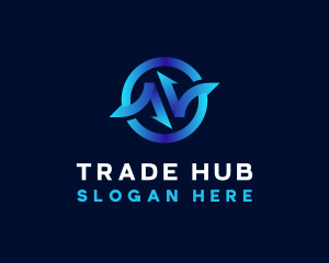 Trading - Trading Growth Arrow logo design