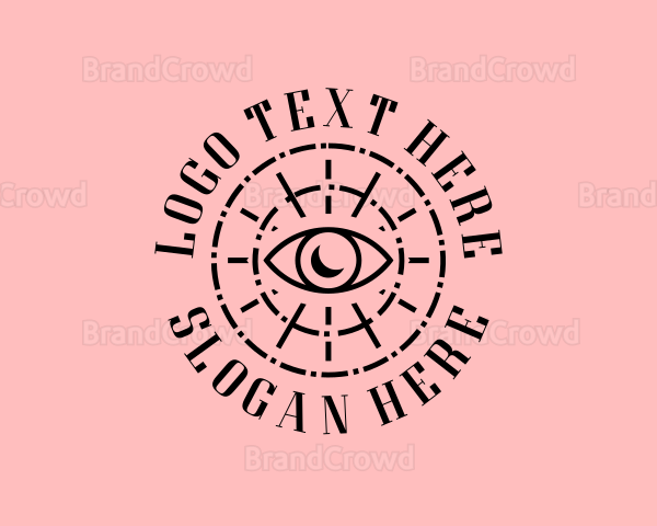 Boho Eye Holistic Logo