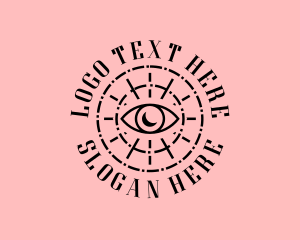 Witchcraft - Boho Eye Holistic logo design