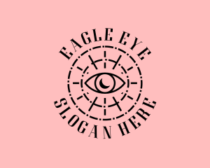 Boho Eye Holistic logo design