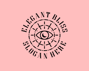 Illuminati - Boho Eye Holistic logo design