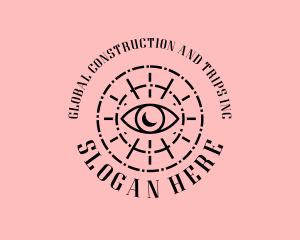 Fortune Telling - Boho Eye Holistic logo design