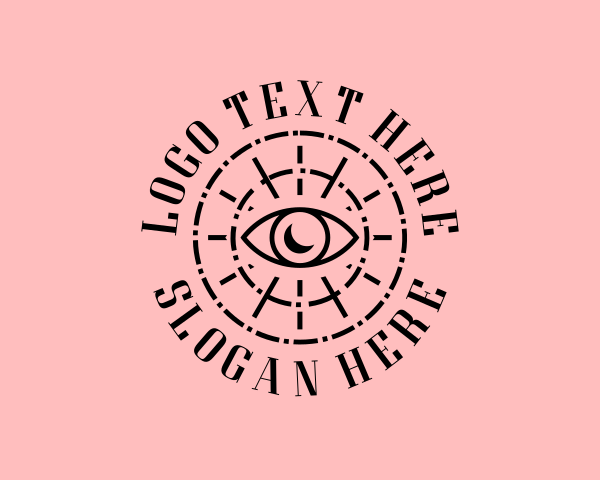 Studio - Boho Eye Holistic logo design