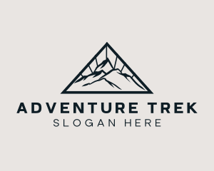 Trek - Mountain Trek Hiking logo design