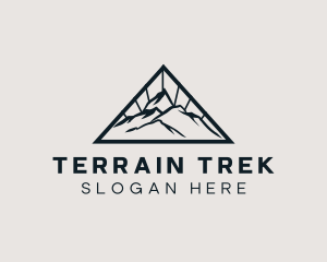 Mountain Trek Hiking logo design