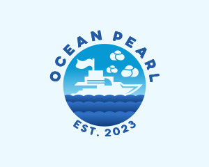 Ocean Yacht Boat logo design