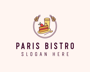 Pastry Cake & Coffee  logo design