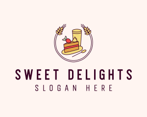 Pastry Cake & Coffee  logo design