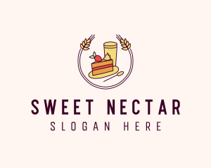 Pastry Cake & Coffee  logo design