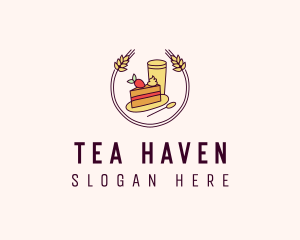 Pastry Cake & Coffee  logo design