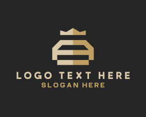 Investor - Crown Marketing Letter A logo design