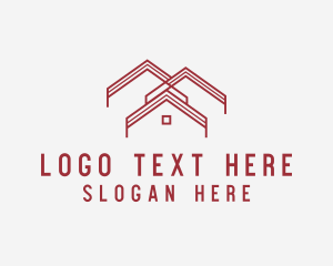 Rental - Roof Home Village logo design