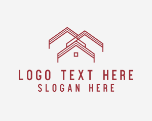 Window - Roof Home Village logo design