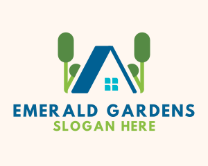 Landscaping Yard Housing logo design